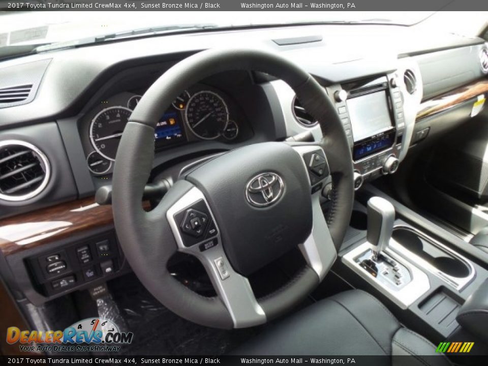 Dashboard of 2017 Toyota Tundra Limited CrewMax 4x4 Photo #11