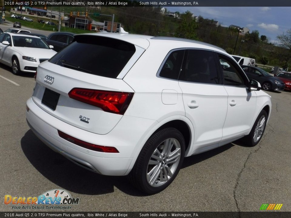 2018 Audi Q5 2.0 TFSI Premium Plus quattro Ibis White / Atlas Beige Photo #11