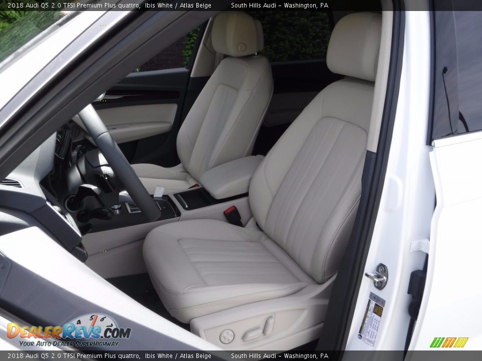 2018 Audi Q5 2.0 TFSI Premium Plus quattro Ibis White / Atlas Beige Photo #21