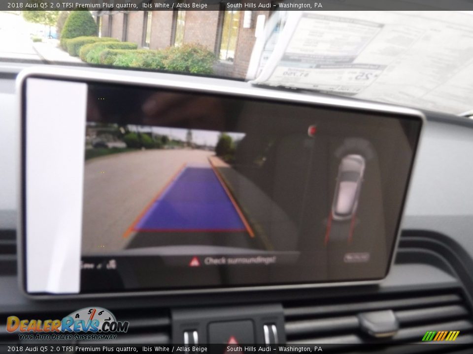 2018 Audi Q5 2.0 TFSI Premium Plus quattro Ibis White / Atlas Beige Photo #24