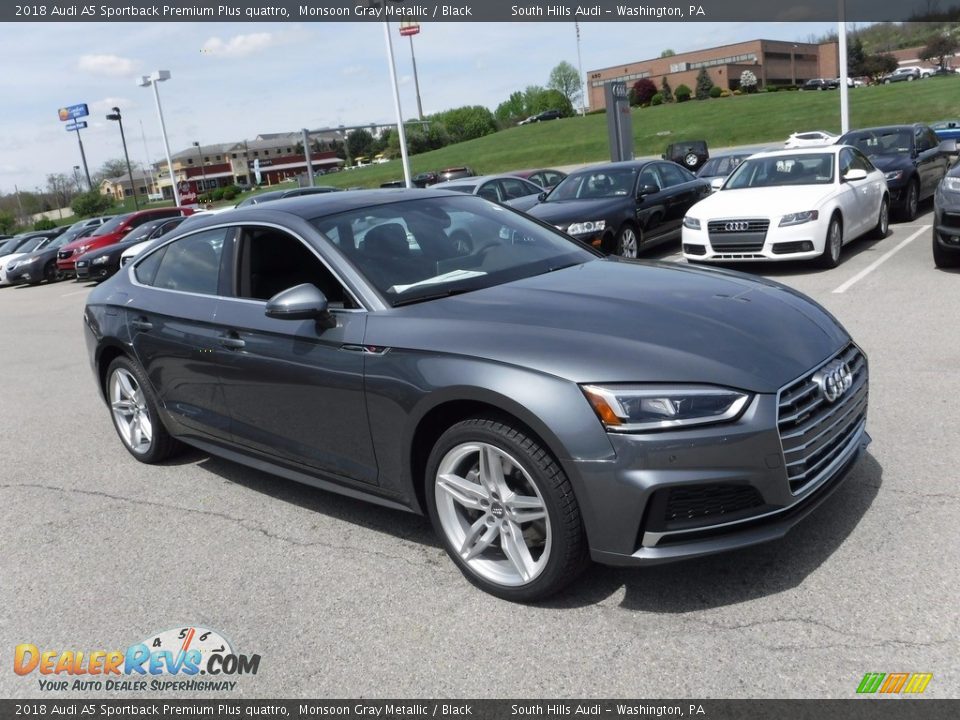 Front 3/4 View of 2018 Audi A5 Sportback Premium Plus quattro Photo #11