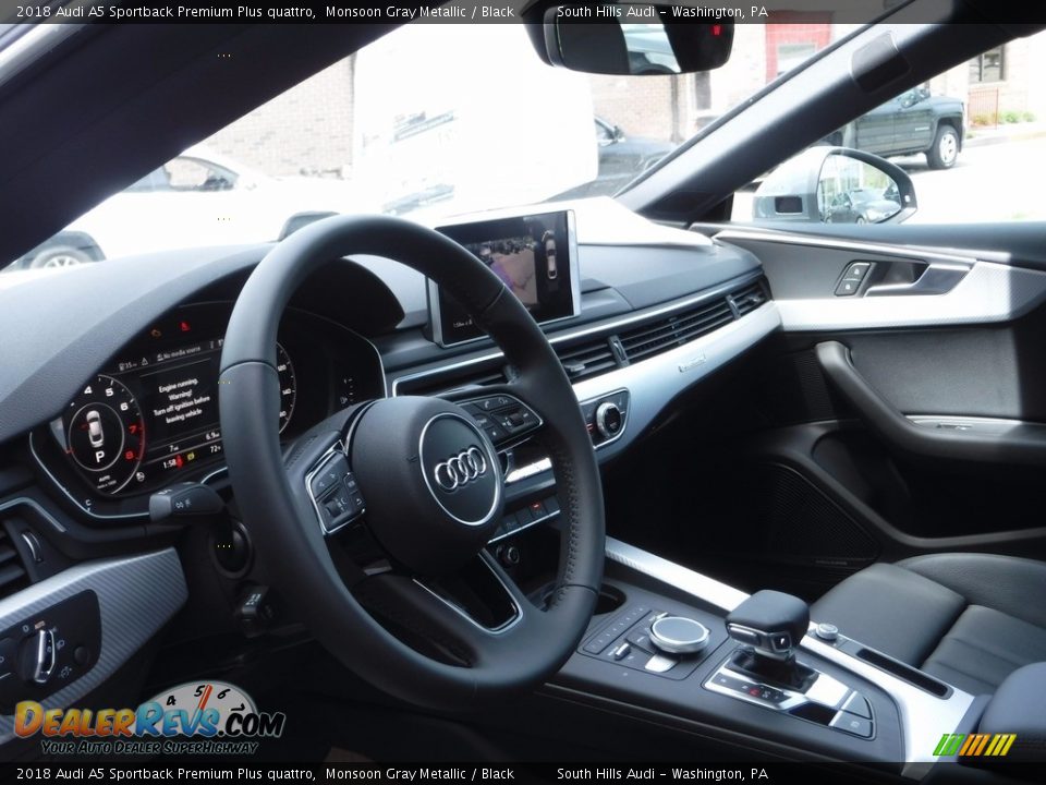 2018 Audi A5 Sportback Premium Plus quattro Monsoon Gray Metallic / Black Photo #23