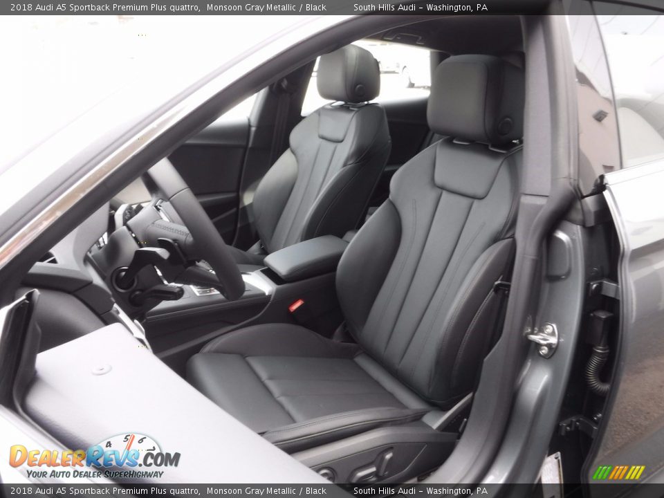 Front Seat of 2018 Audi A5 Sportback Premium Plus quattro Photo #24