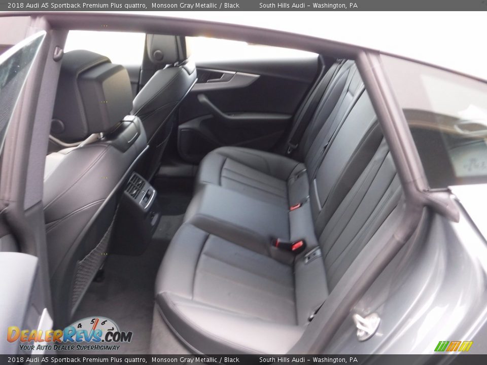 Rear Seat of 2018 Audi A5 Sportback Premium Plus quattro Photo #36