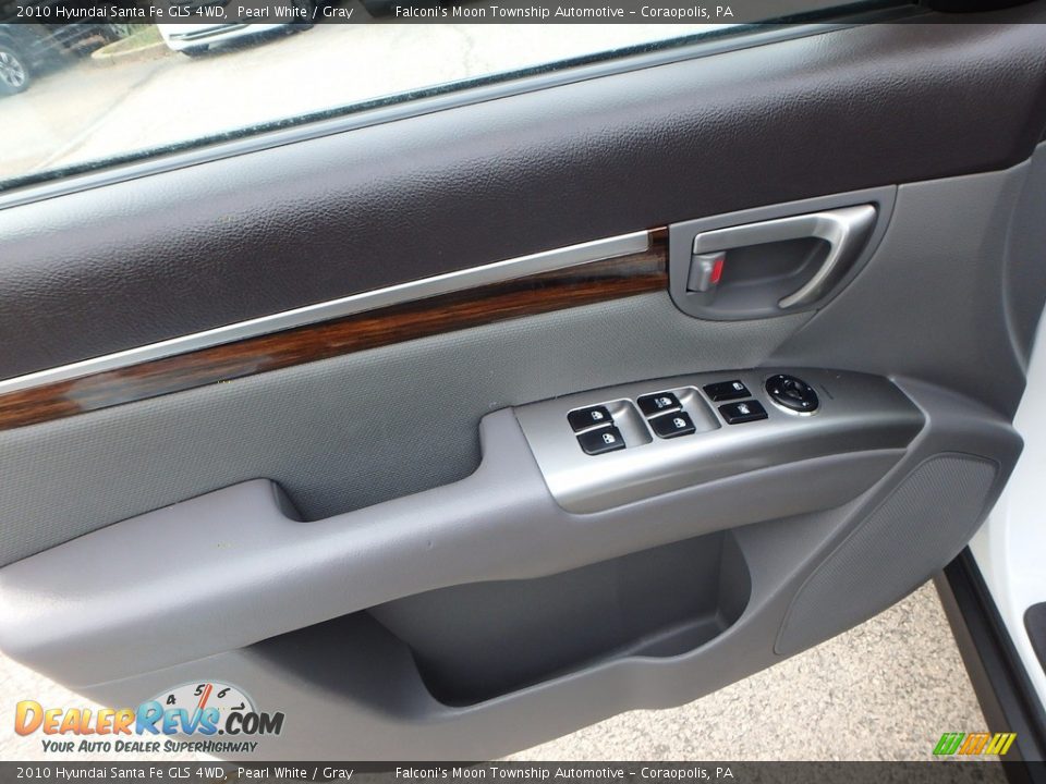 2010 Hyundai Santa Fe GLS 4WD Pearl White / Gray Photo #20