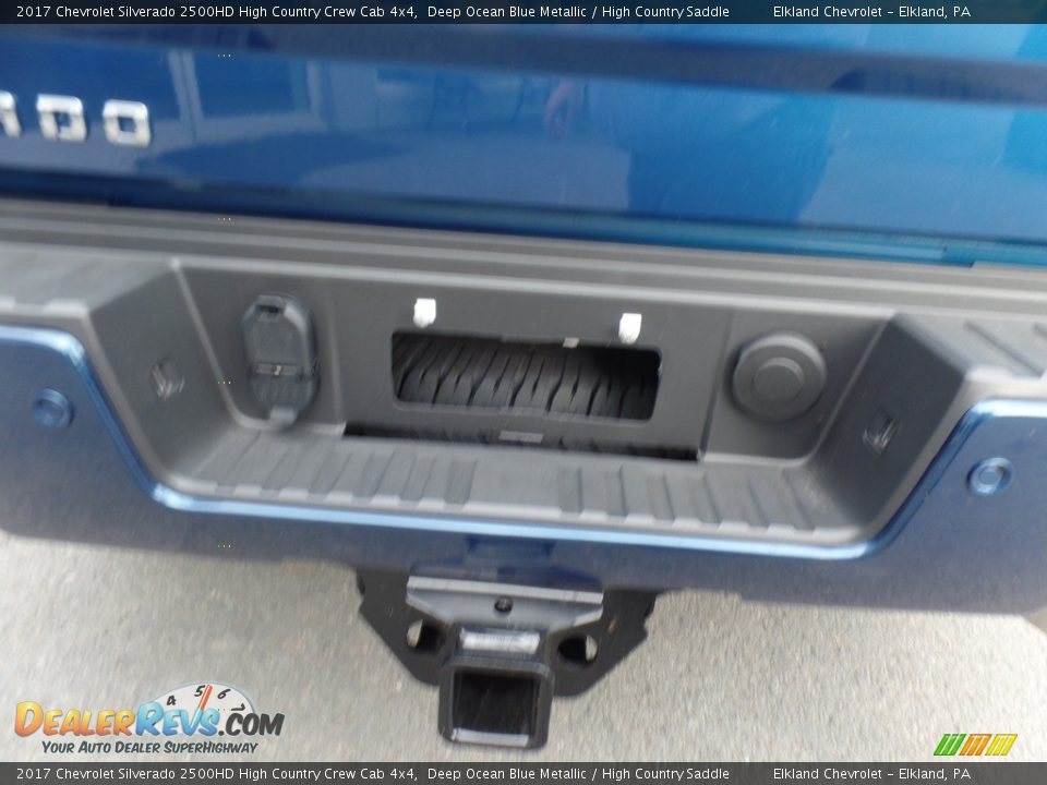2017 Chevrolet Silverado 2500HD High Country Crew Cab 4x4 Deep Ocean Blue Metallic / High Country Saddle Photo #13