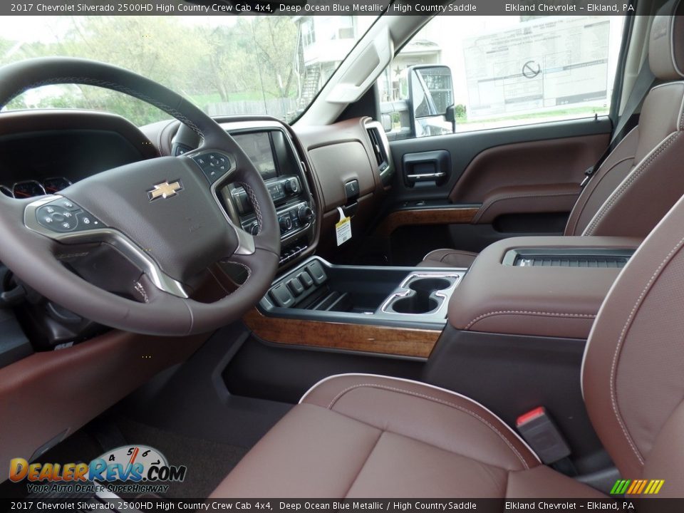 Dashboard of 2017 Chevrolet Silverado 2500HD High Country Crew Cab 4x4 Photo #22
