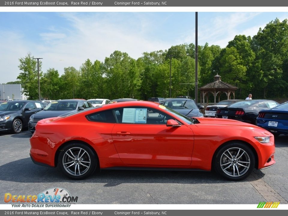 2016 Ford Mustang EcoBoost Coupe Race Red / Ebony Photo #2