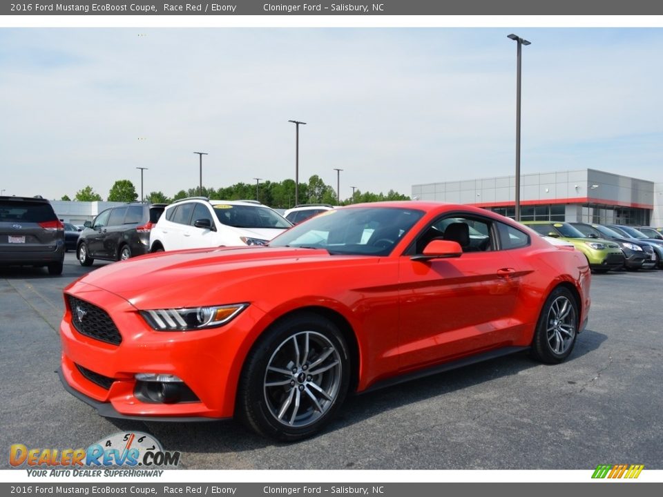 2016 Ford Mustang EcoBoost Coupe Race Red / Ebony Photo #6