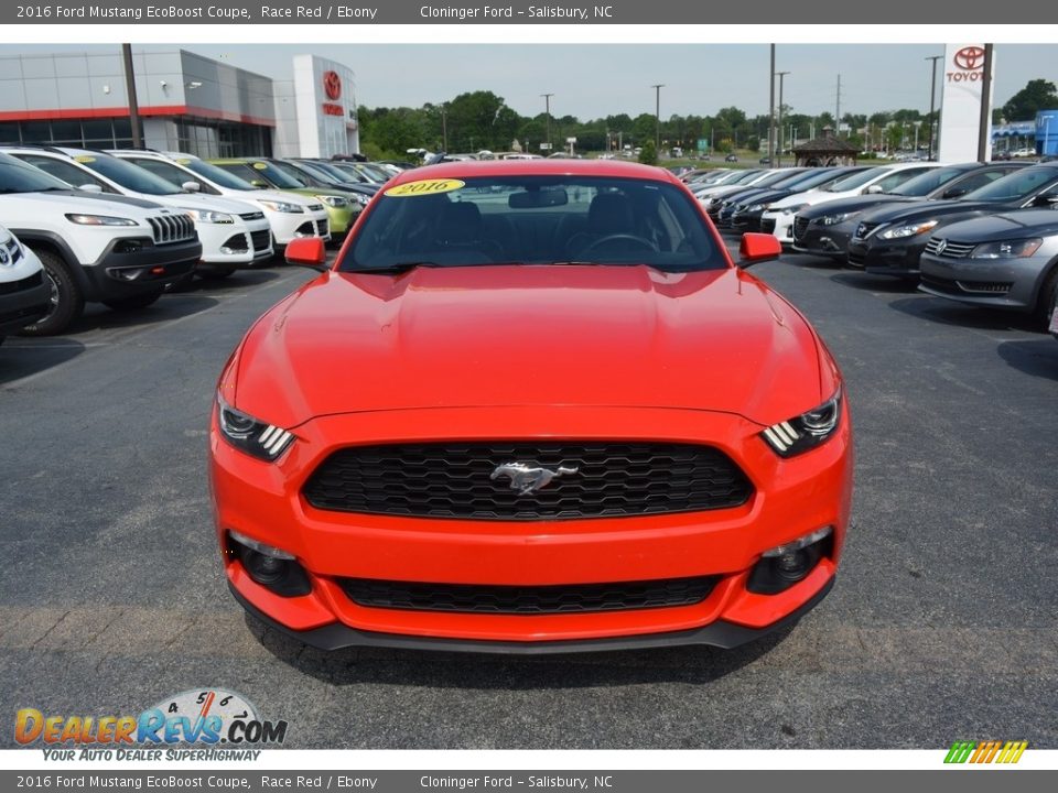 2016 Ford Mustang EcoBoost Coupe Race Red / Ebony Photo #7