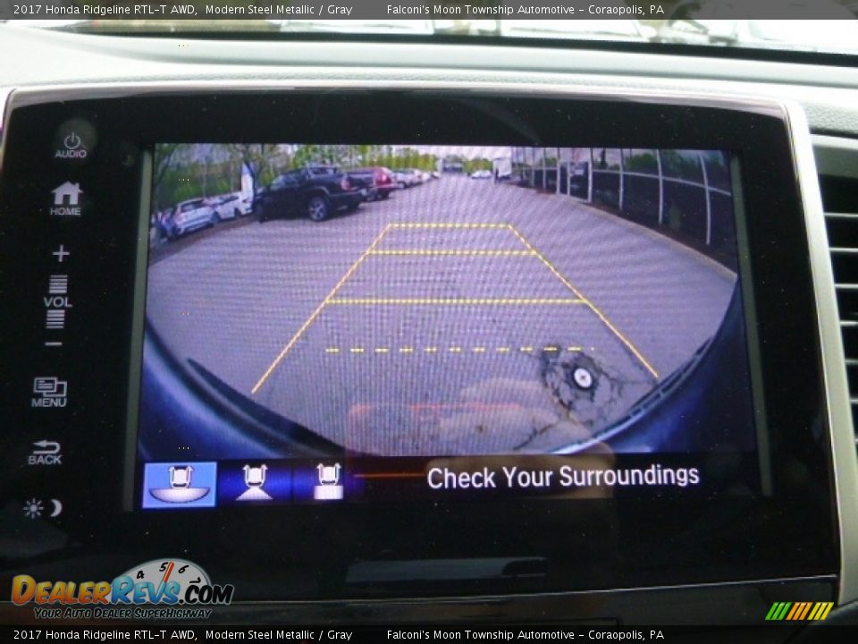 2017 Honda Ridgeline RTL-T AWD Modern Steel Metallic / Gray Photo #15