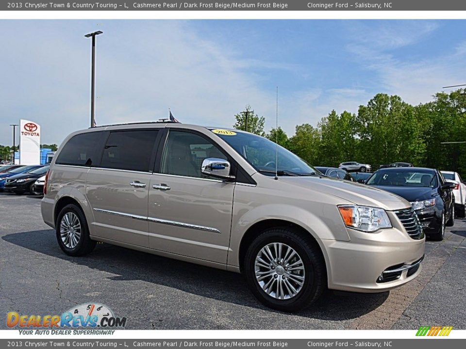 2013 Chrysler Town & Country Touring - L Cashmere Pearl / Dark Frost Beige/Medium Frost Beige Photo #1