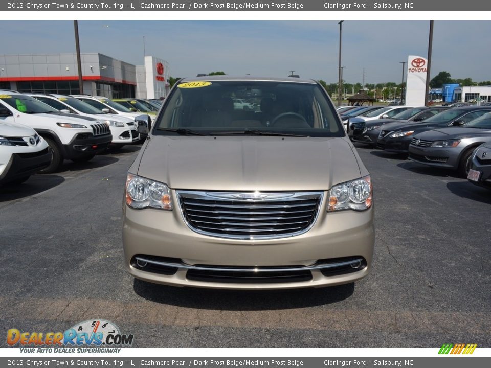 2013 Chrysler Town & Country Touring - L Cashmere Pearl / Dark Frost Beige/Medium Frost Beige Photo #7