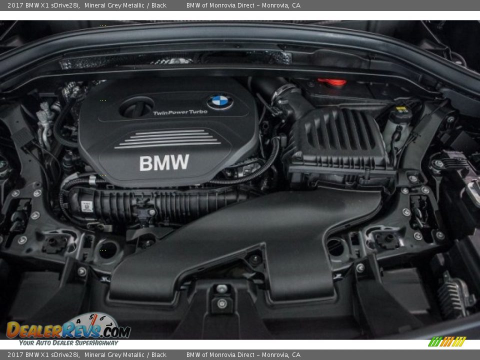 2017 BMW X1 sDrive28i Mineral Grey Metallic / Black Photo #9