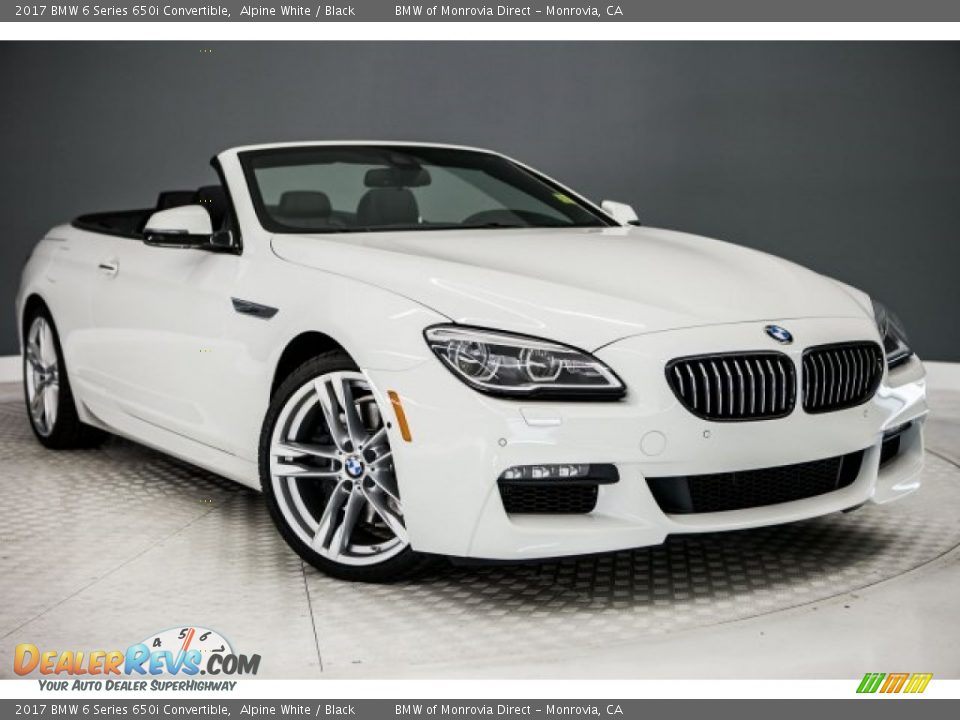 Front 3/4 View of 2017 BMW 6 Series 650i Convertible Photo #12