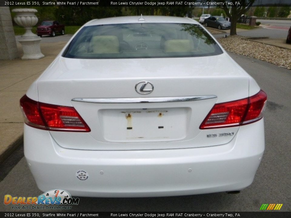 2012 Lexus ES 350 Starfire White Pearl / Parchment Photo #13