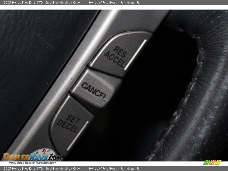 2005 Honda Pilot EX-L 4WD Steel Blue Metallic / Gray Photo #20