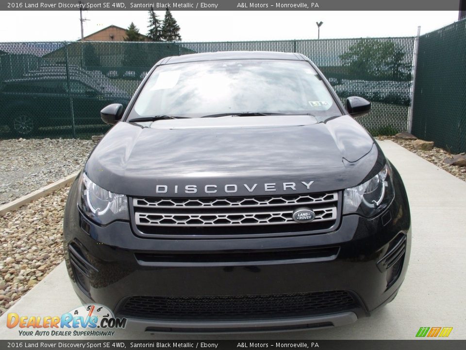 2016 Land Rover Discovery Sport SE 4WD Santorini Black Metallic / Ebony Photo #6