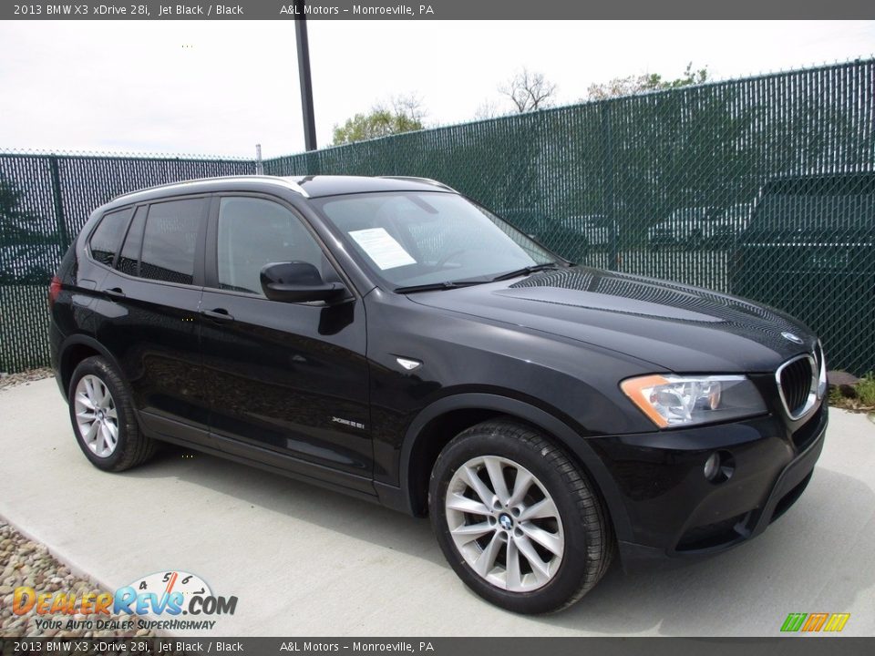 2013 BMW X3 xDrive 28i Jet Black / Black Photo #1