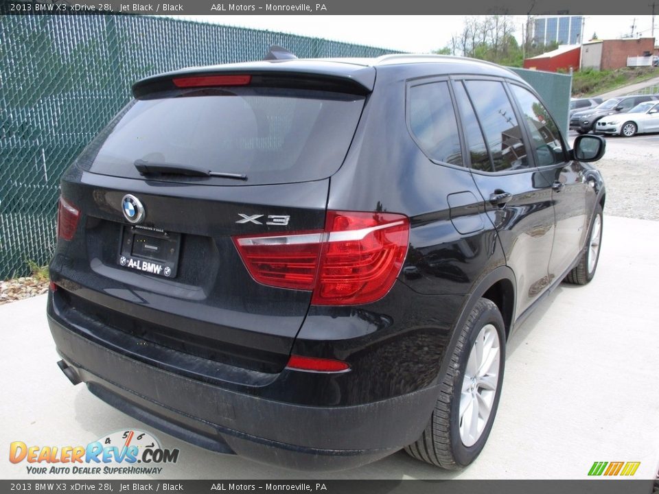 2013 BMW X3 xDrive 28i Jet Black / Black Photo #4