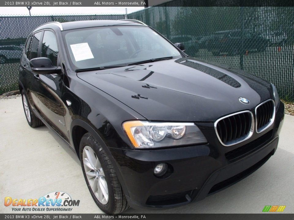 2013 BMW X3 xDrive 28i Jet Black / Black Photo #5
