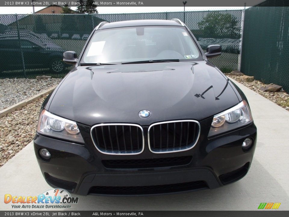 2013 BMW X3 xDrive 28i Jet Black / Black Photo #6