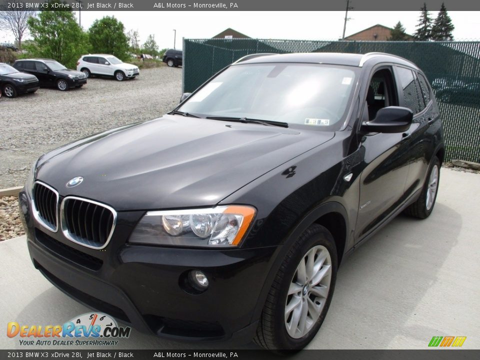 2013 BMW X3 xDrive 28i Jet Black / Black Photo #7