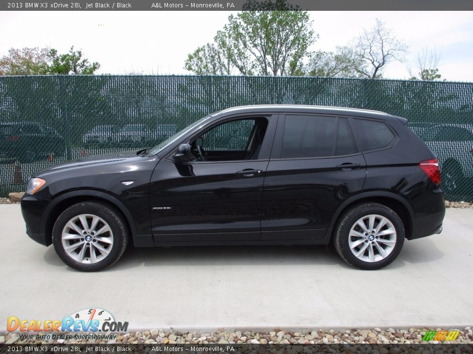 2013 BMW X3 xDrive 28i Jet Black / Black Photo #8
