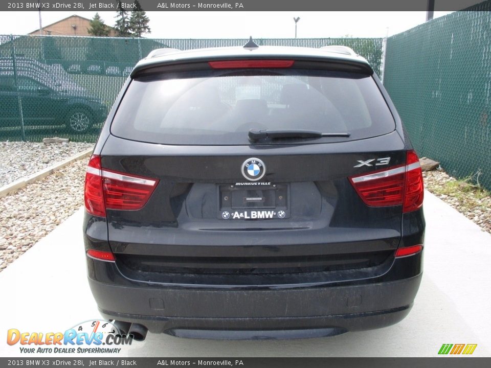 2013 BMW X3 xDrive 28i Jet Black / Black Photo #9