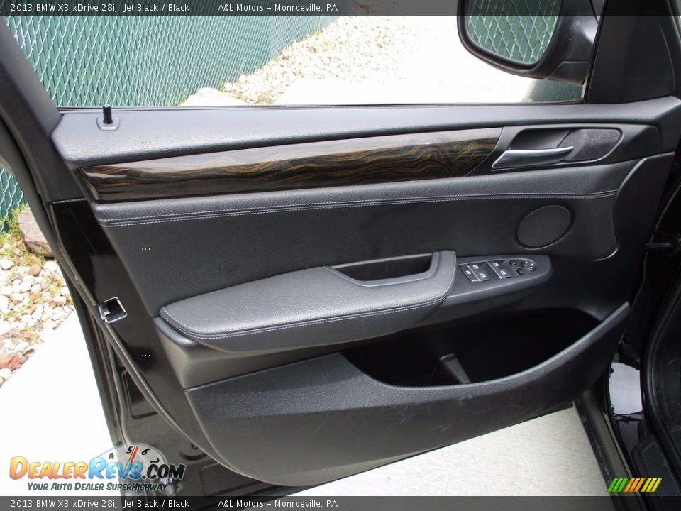 2013 BMW X3 xDrive 28i Jet Black / Black Photo #10