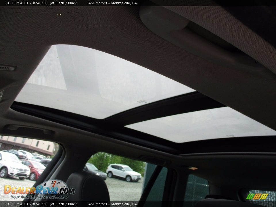 2013 BMW X3 xDrive 28i Jet Black / Black Photo #11