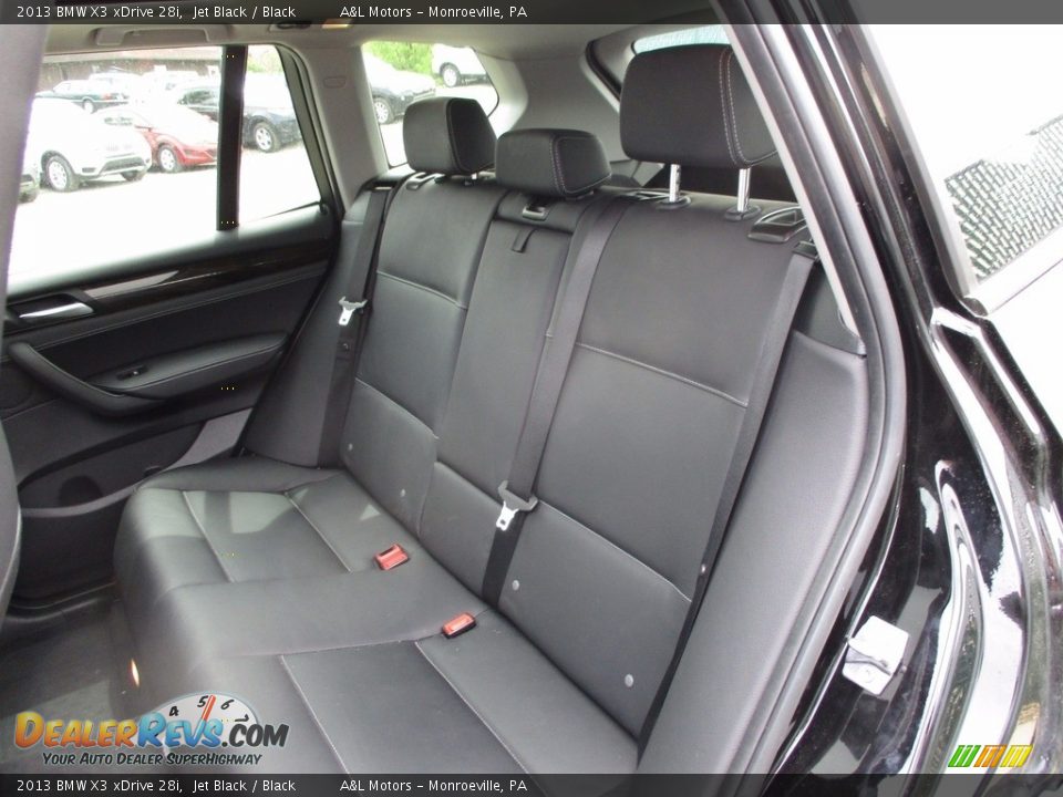 2013 BMW X3 xDrive 28i Jet Black / Black Photo #14