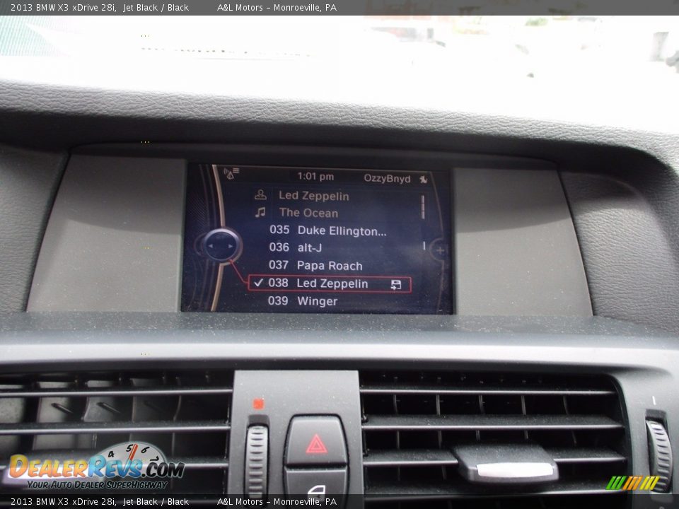2013 BMW X3 xDrive 28i Jet Black / Black Photo #16