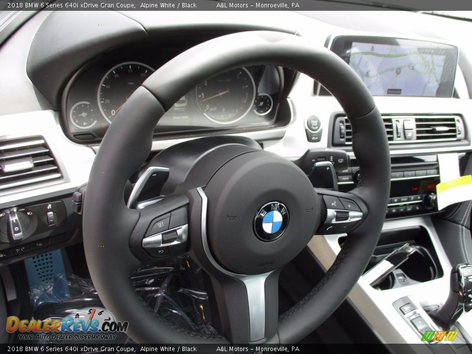 2018 BMW 6 Series 640i xDrive Gran Coupe Steering Wheel Photo #15