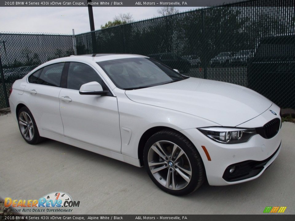 Front 3/4 View of 2018 BMW 4 Series 430i xDrive Gran Coupe Photo #1