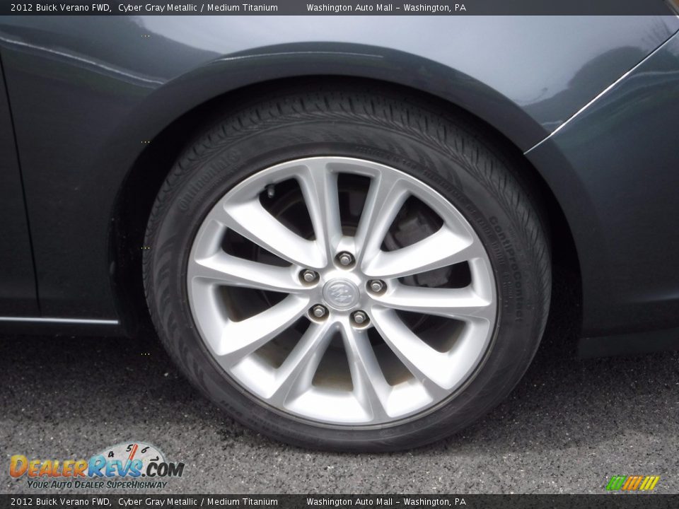 2012 Buick Verano FWD Cyber Gray Metallic / Medium Titanium Photo #3