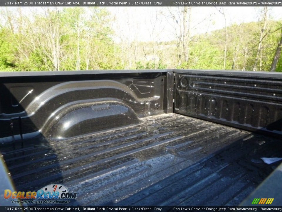 2017 Ram 2500 Tradesman Crew Cab 4x4 Brilliant Black Crystal Pearl / Black/Diesel Gray Photo #12