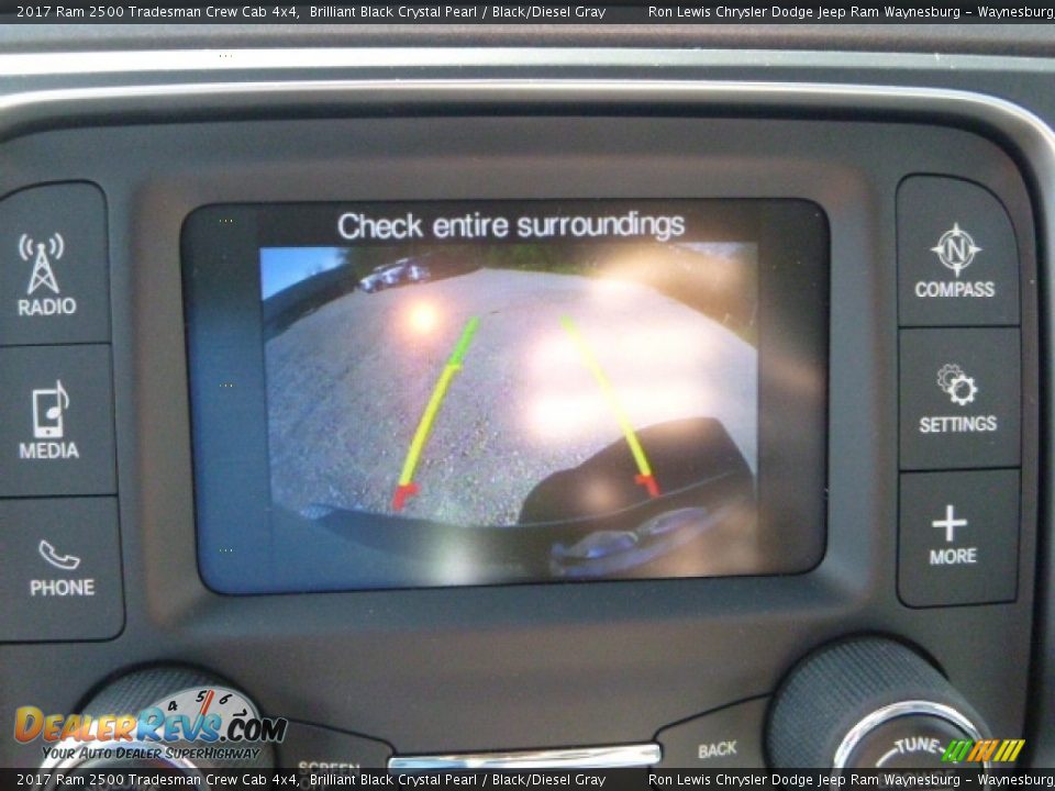 2017 Ram 2500 Tradesman Crew Cab 4x4 Brilliant Black Crystal Pearl / Black/Diesel Gray Photo #18