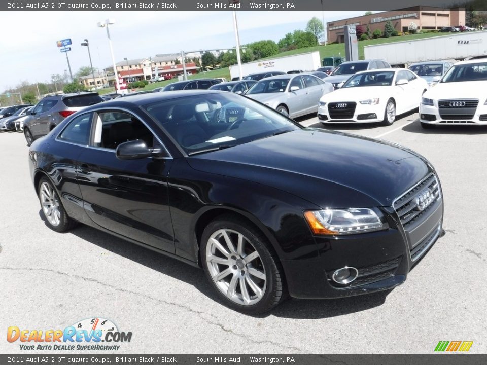 Front 3/4 View of 2011 Audi A5 2.0T quattro Coupe Photo #8