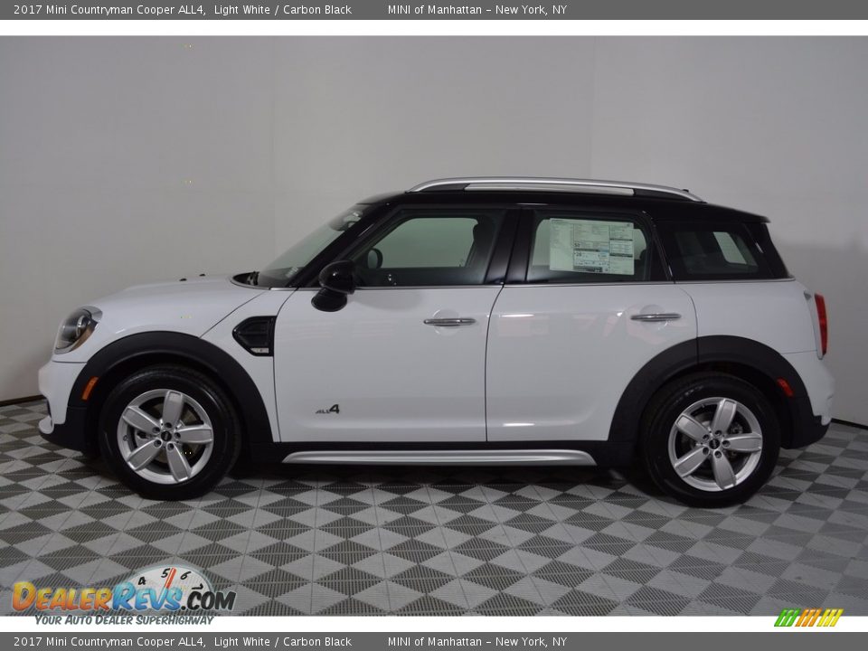 2017 Mini Countryman Cooper ALL4 Light White / Carbon Black Photo #3