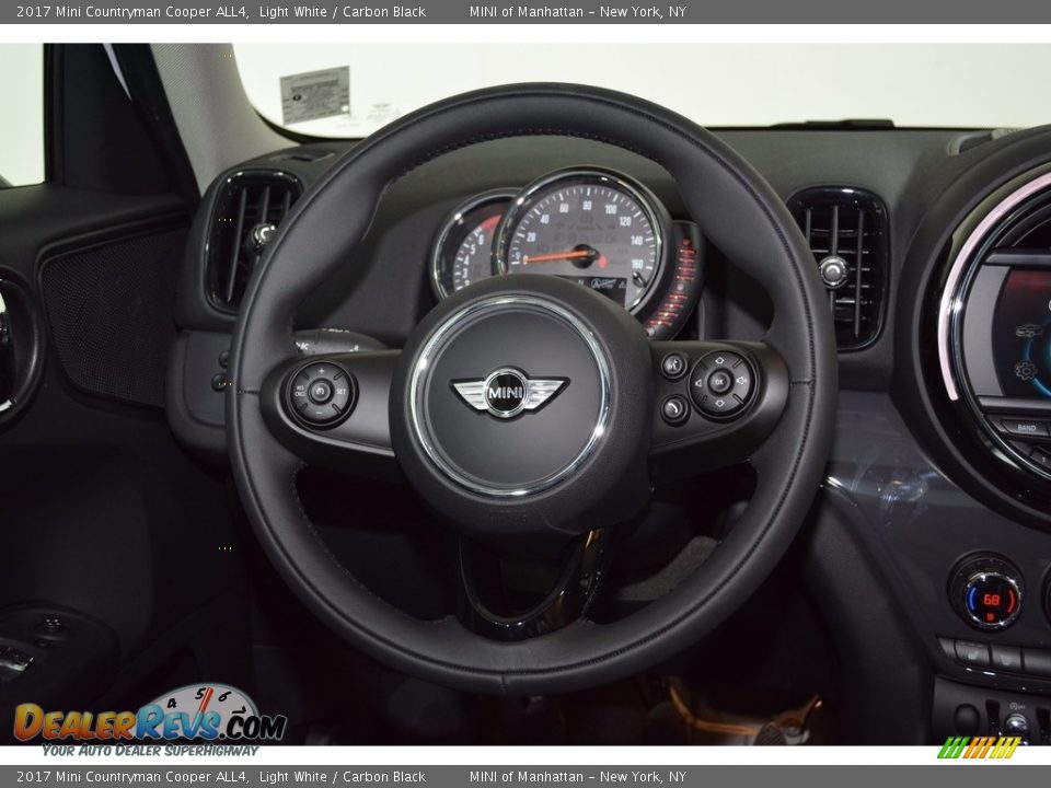 2017 Mini Countryman Cooper ALL4 Light White / Carbon Black Photo #16