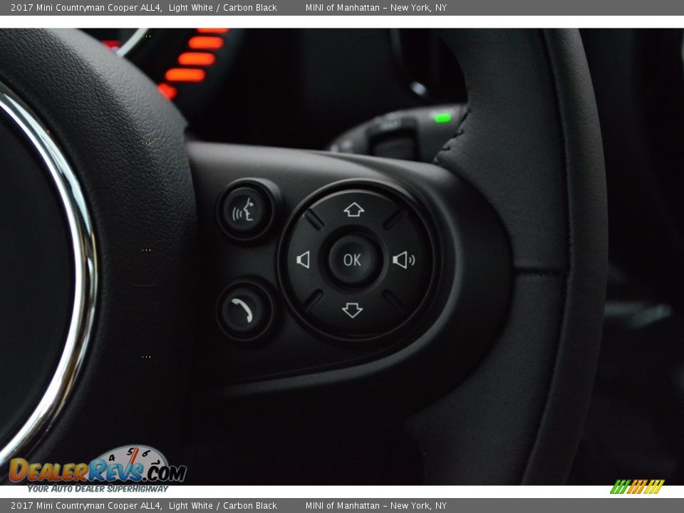 2017 Mini Countryman Cooper ALL4 Light White / Carbon Black Photo #18