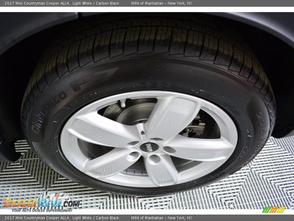 2017 Mini Countryman Cooper ALL4 Light White / Carbon Black Photo #21