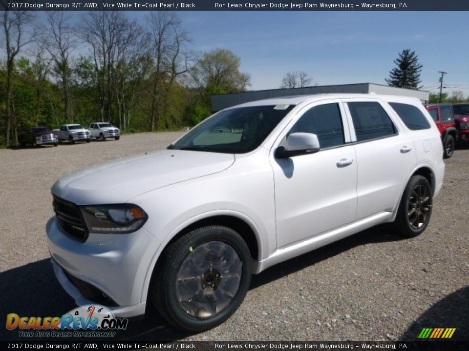 2017 Dodge Durango R/T AWD Vice White Tri-Coat Pearl / Black Photo #1