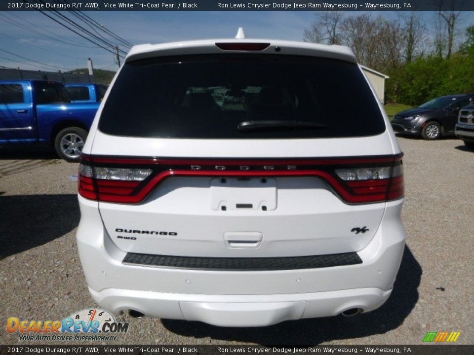 2017 Dodge Durango R/T AWD Vice White Tri-Coat Pearl / Black Photo #4