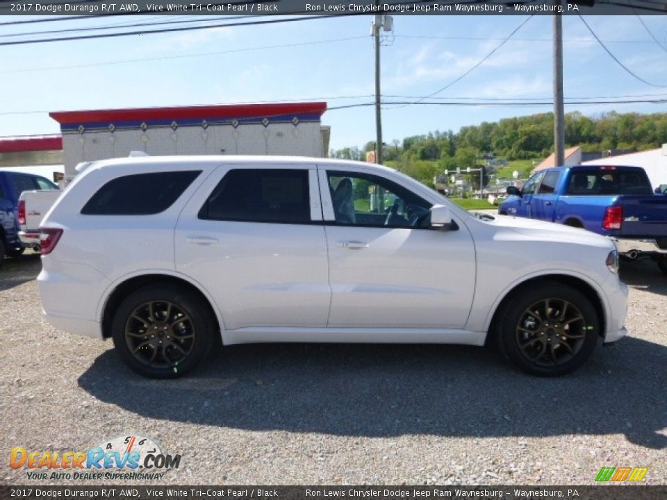 2017 Dodge Durango R/T AWD Vice White Tri-Coat Pearl / Black Photo #6