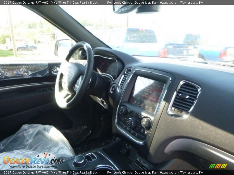 2017 Dodge Durango R/T AWD Vice White Tri-Coat Pearl / Black Photo #8