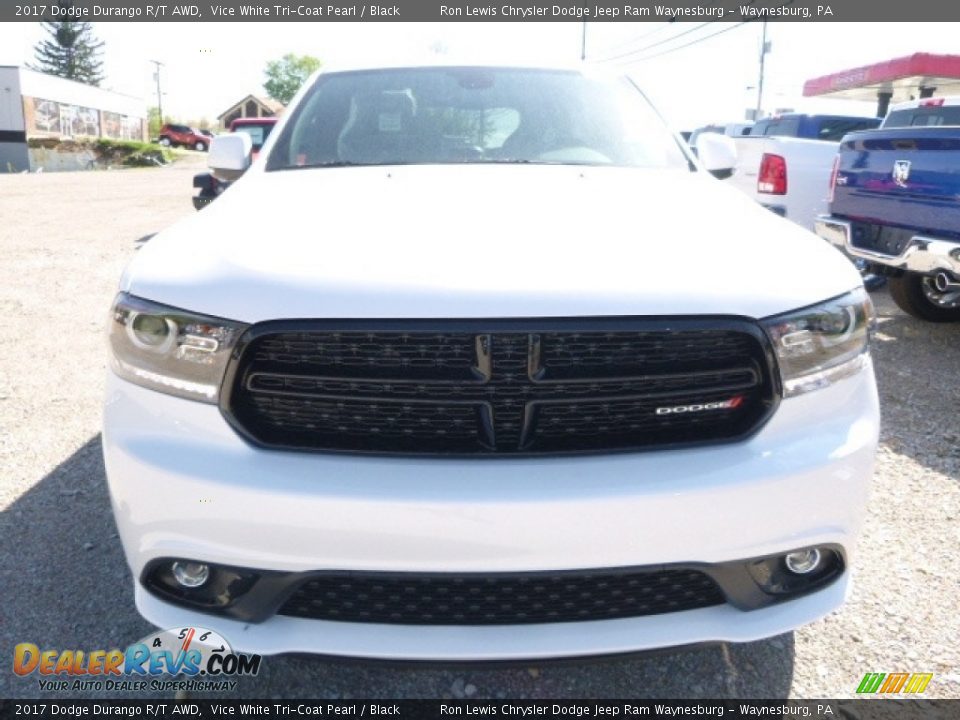 2017 Dodge Durango R/T AWD Vice White Tri-Coat Pearl / Black Photo #10