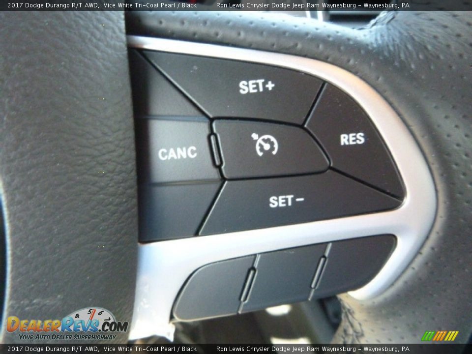 2017 Dodge Durango R/T AWD Vice White Tri-Coat Pearl / Black Photo #19