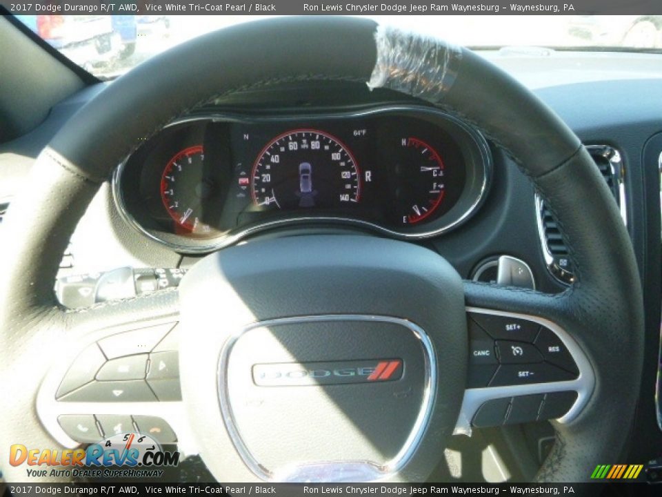 2017 Dodge Durango R/T AWD Vice White Tri-Coat Pearl / Black Photo #21